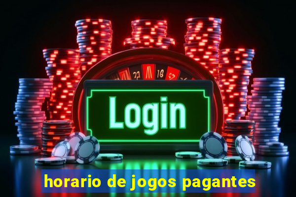 horario de jogos pagantes